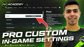FUTWIZ Mark11 FC 24 In Game Settings